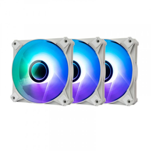 DarkFlash Infinity 8 ARGB 3az1-ben ház hűtő ventilátor 3db fehér